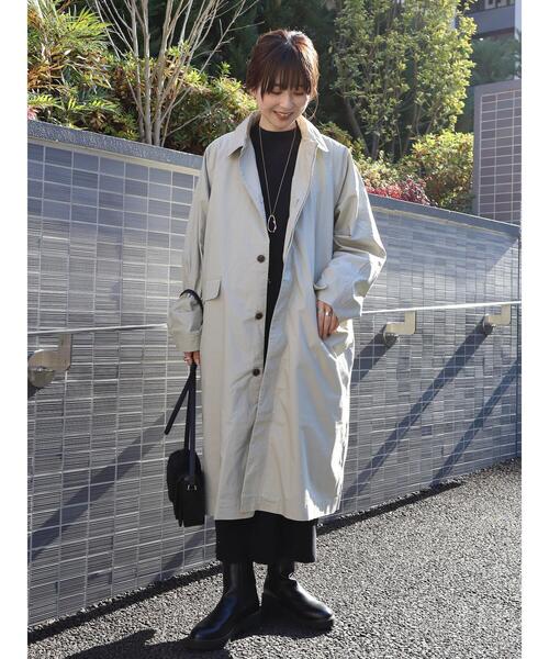 AMERICAN HOLIC 「AMERICAN HOLIC」 ステンカラーコート M グレイッシュベージュ レディース - 画像 (4)