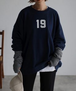 Bonjour Sagan 「Bonjour Sagan」 「refined works」スウェットカットソー FREE ネイビー レディース