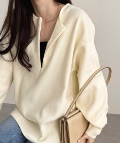 GeeRA 「GeeRA」 長袖ニット MEDIUM オフホワイト レディース