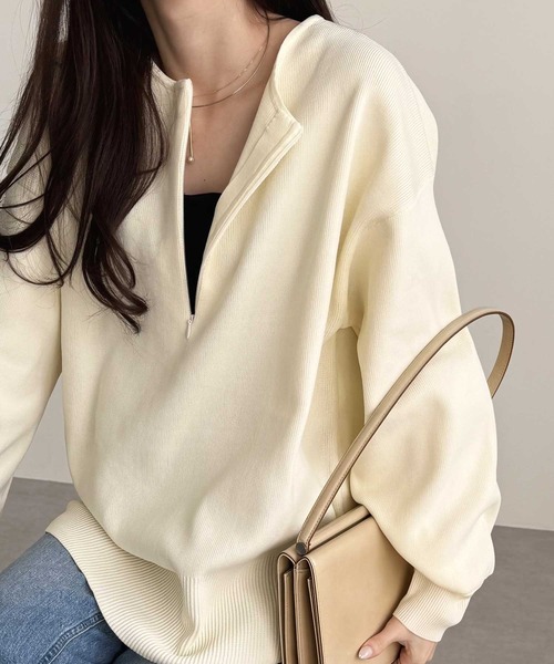 GeeRA 「GeeRA」 長袖ニット MEDIUM オフホワイト レディース