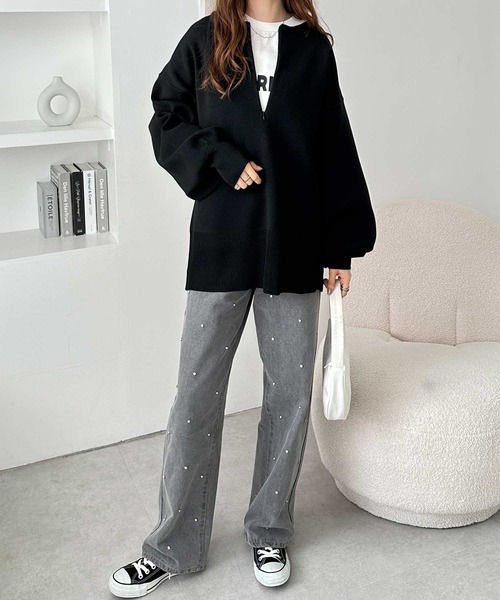 GeeRA 「GeeRA」 長袖ニット MEDIUM オフホワイト レディース - 画像 (5)