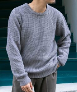 URBAN RESEARCH ROSSO MEN 「URBAN MEN」 長袖ニット MEDIUM グレー メンズ