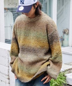 MONO-MART 「MONO-MART」 長袖ニット M グリーン メンズ