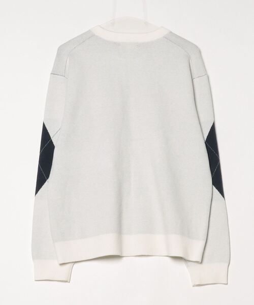 GLOBAL WORK 「GLOBAL WORK」 長袖ニット L ホワイト メンズ - 画像 (2)