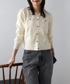 Bonjour Sagan 「Bonjour Sagan」 ニットカーディガン FREE アイボリー レディース