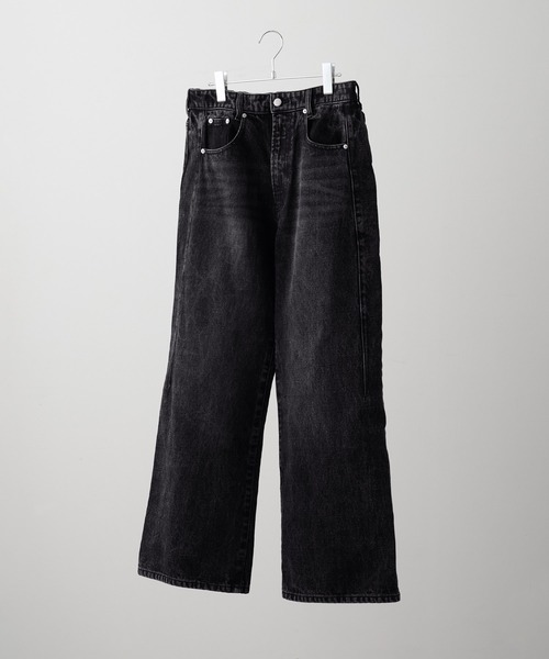CLEL ジーンズ 「CLEL」Relief Straight Denim Pants / レリーフストレートデニムパンツ メンズ レディース - 画像 (6)