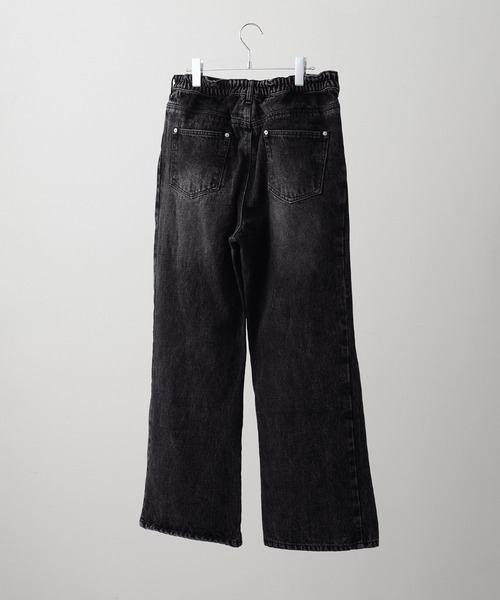 CLEL ジーンズ 「CLEL」Relief Straight Denim Pants / レリーフストレートデニムパンツ メンズ レディース - 画像 (7)