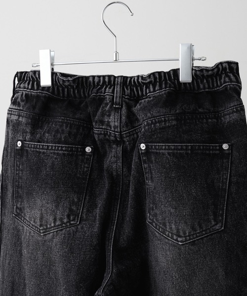 CLEL ジーンズ 「CLEL」Relief Straight Denim Pants / レリーフストレートデニムパンツ メンズ レディース - 画像 (9)