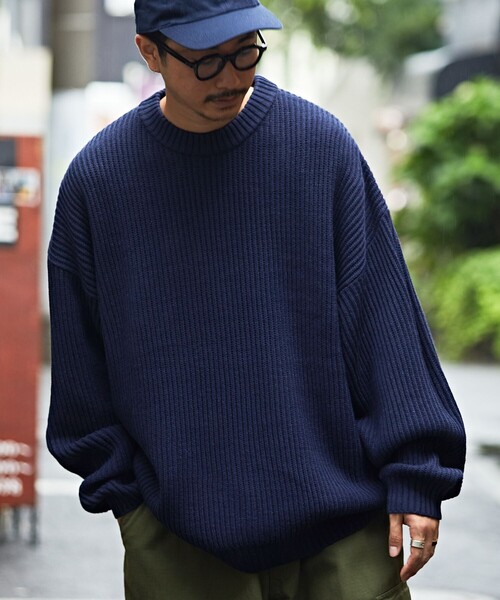 FREAK'S STORE 「FREAK'S STORE」 長袖ニット MEDIUM イエロー メンズ - 画像 (2)