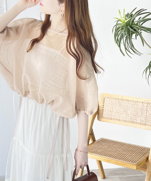 classicalelf 「classicalelf」 半袖ブラウス SMALL ベージュ レディース - 画像 (9)