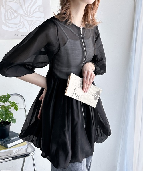 classicalelf 「classicalelf」 7分袖チュニック SMALL アイボリー レディース - 画像 (7)