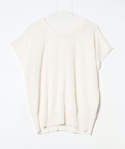 GeeRA 「GeeRA」 半袖ニット X-LARGE オフホワイト レディース