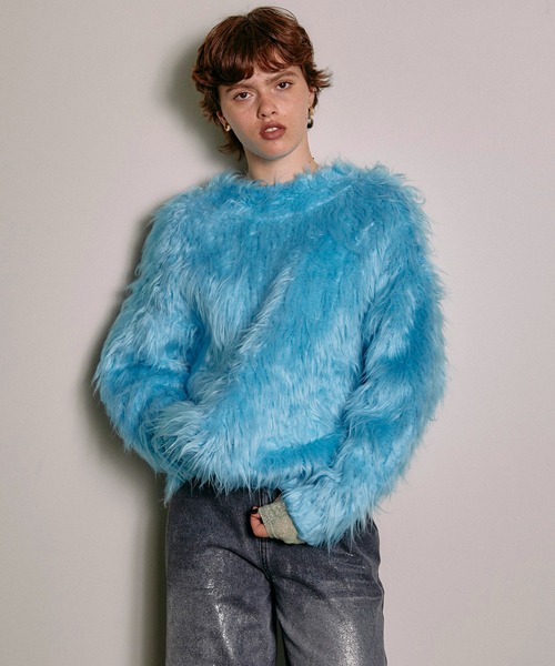 MAISON SPECIAL 「MAISON SPECIAL」 Vネックニット FREE ベージュ メンズ - 画像 (4)