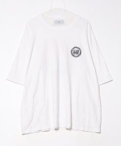 Mark Gonzales 「Mark Gonzales」 刺繍半袖Tシャツ「illsコラボ」 L ホワイト メンズ