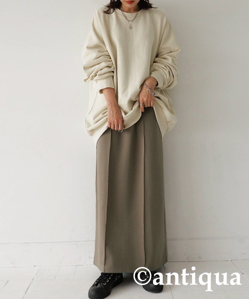 antiqua 「antiqua」 ロングスカート FREE ブラック レディース - 画像 (2)