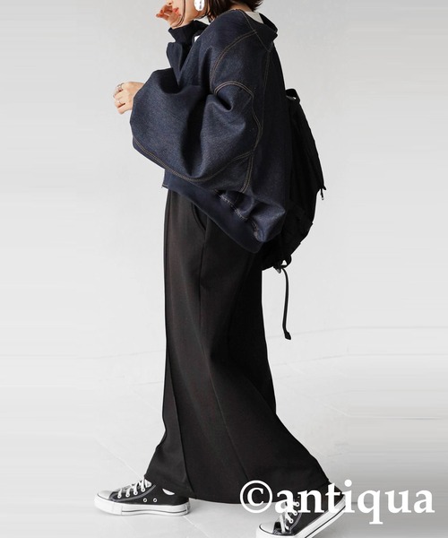 antiqua 「antiqua」 ロングスカート FREE ブラック レディース - 画像 (3)