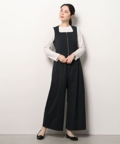 green label relaxing 「green relaxing」 オールインワン 36 グレー レディース