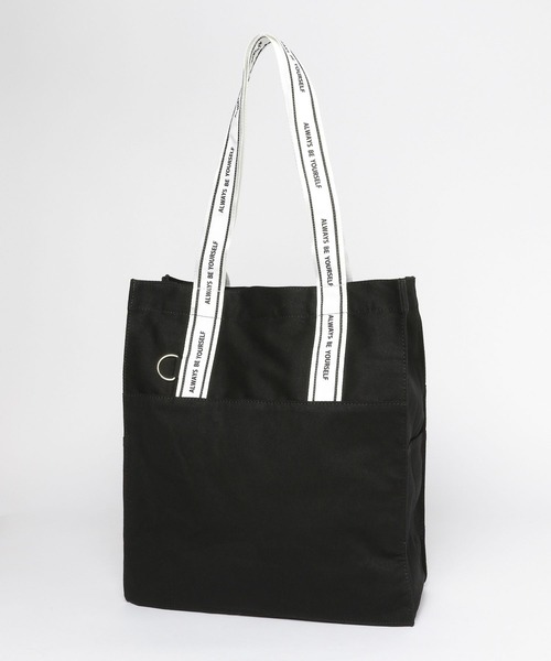 GLOBAL WORK トートバッグ 推しごとロゴテープZIPトート/572597 レディース - 画像 (3)