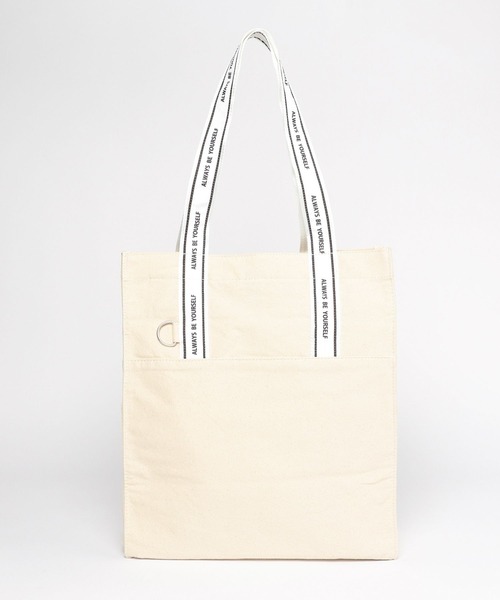 GLOBAL WORK トートバッグ 推しごとロゴテープZIPトート/572597 レディース - 画像 (5)