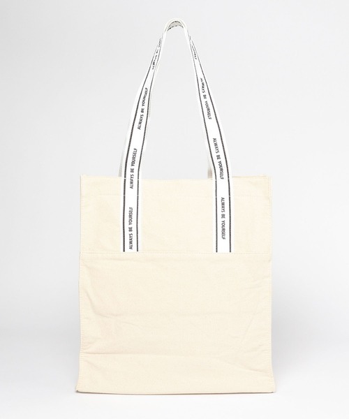 GLOBAL WORK トートバッグ 推しごとロゴテープZIPトート/572597 レディース - 画像 (8)