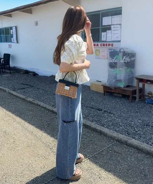 classicalelf 「classicalelf」 半袖ブラウス MEDIUM ホワイト レディース - 画像 (4)