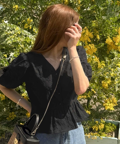 classicalelf 「classicalelf」 半袖ブラウス MEDIUM ホワイト レディース - 画像 (6)