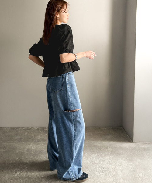 classicalelf 「classicalelf」 半袖ブラウス MEDIUM ホワイト レディース - 画像 (8)