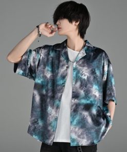 ADRER 「ADRER」 半袖シャツ X-SMALL ブルー メンズ