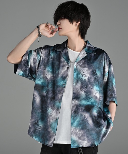 ADRER 「ADRER」 半袖シャツ X-SMALL ブルー メンズ