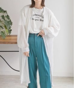 ad thie 「ad thie」 長袖ワンピース FREE オフホワイト レディース