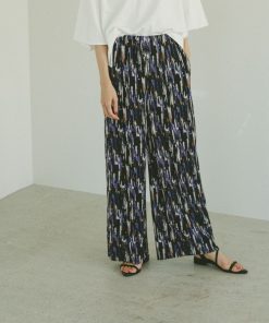 GLOBAL WORK パンツ セルフカットプリーツパンツ/579557 レディース