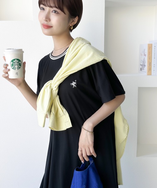 Java 「Java」 半袖ワンピース LARGE ブラック レディース - 画像 (2)