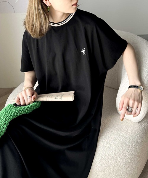 Java 「Java」 半袖ワンピース LARGE ブラック レディース - 画像 (7)