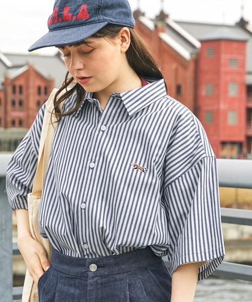 PENNEYS 「PENNEYS」 「THEFOXCOLLECTION」半袖シャツ M ネイビー レディース