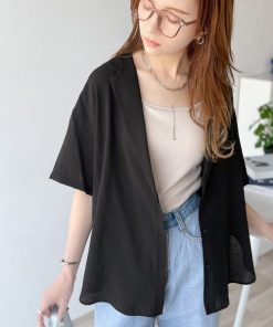 classicalelf 「classicalelf」 半袖シャツ LARGE ブラック レディース