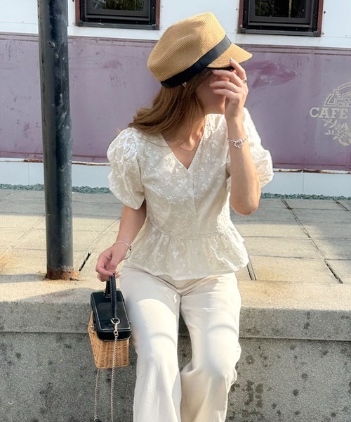 classicalelf 「classicalelf」 半袖ブラウス X-LARGE ブラック レディース - 画像 (2)