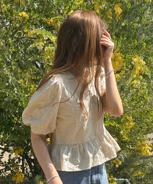 classicalelf 「classicalelf」 半袖ブラウス X-LARGE ブラック レディース - 画像 (7)