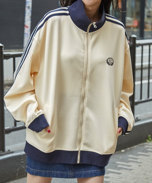 MONO-MART 「MONO-MART」 ジャージブルゾン FREE アイボリー レディース - 画像 (2)