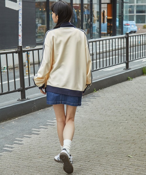 MONO-MART 「MONO-MART」 ジャージブルゾン FREE アイボリー レディース - 画像 (9)