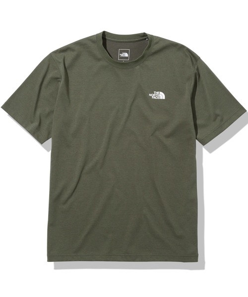 THE NORTH FACE 「THE FACE」 半袖Tシャツ L グリーン メンズ
