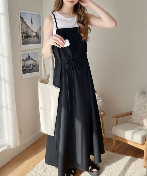 classicalelf 「classicalelf」 キャミソールワンピース MEDIUM ブラウン レディース - 画像 (8)