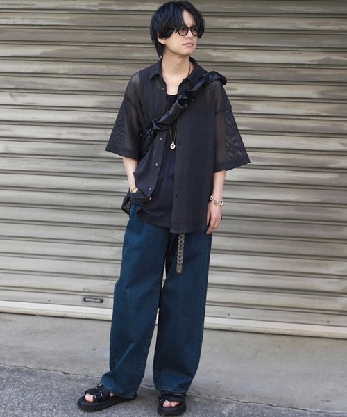 WYM LIDNM 「WYM LIDNM」 半袖シャツ L アッシュブラウン メンズ - 画像 (2)