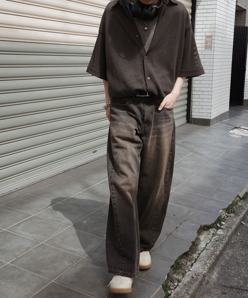 WYM LIDNM 「WYM LIDNM」 半袖シャツ L アッシュブラウン メンズ - 画像 (3)