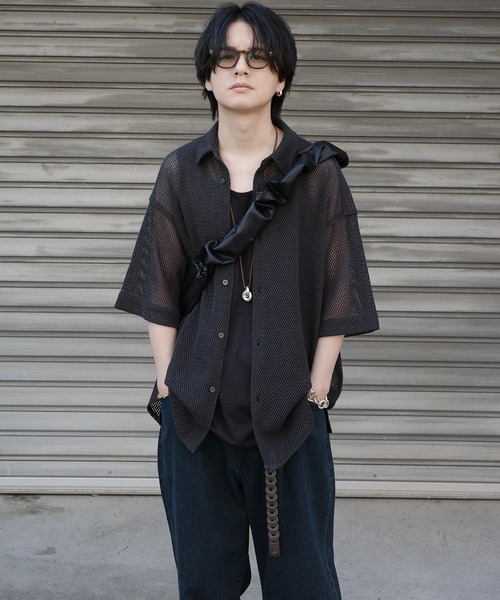 WYM LIDNM 「WYM LIDNM」 半袖シャツ L アッシュブラウン メンズ - 画像 (4)