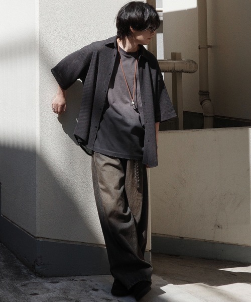 WYM LIDNM 「WYM LIDNM」 半袖シャツ L アッシュブラウン メンズ - 画像 (5)