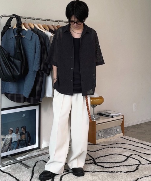 WYM LIDNM 「WYM LIDNM」 半袖シャツ L アッシュブラウン メンズ - 画像 (6)