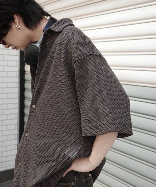 WYM LIDNM 「WYM LIDNM」 半袖シャツ L アッシュブラウン メンズ - 画像 (7)