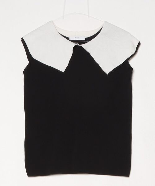 Discoat 「DISCOAT」 ノースリーブニット FREE ブラック レディース