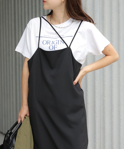 CIAOPANIC TYPY 「CIAOPANIC TYPY」 キャミソールワンピース ONE SIZE ブラック レディース - 画像 (5)