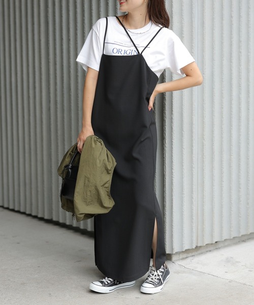 CIAOPANIC TYPY 「CIAOPANIC TYPY」 キャミソールワンピース ONE SIZE ブラック レディース - 画像 (6)